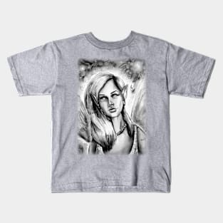 Faerie Portrait Kids T-Shirt